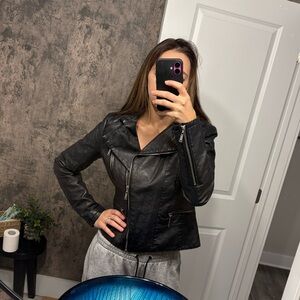 Faux leather jacket great condition
